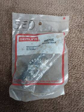 We4x168 Gemline De705 Range Terminal Block