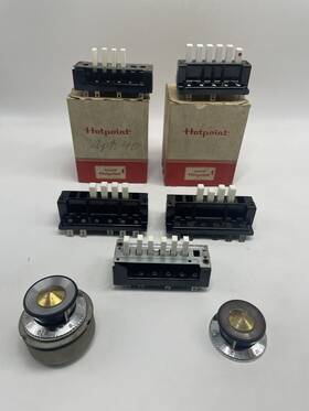 602483 General Electric Hotpoint Vintage Genuine Oven Parts Timer Dial And 5 Switches