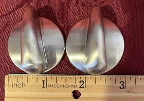 Wb03x10316 General Electric Set Of 2 Ge Range Surface Control Knob Oem Pt #wb03x10316