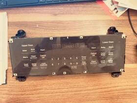 Wb27x32205 General Electric Ge Dorian Gray Overlay And Control Le Oem