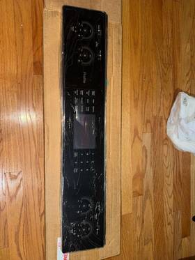 Wb27x33634 General Electric Stainless Control Panel Overlay With Wifi Oem
