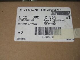 316566210 Genuine Frigidaire Range Oven Hinge New