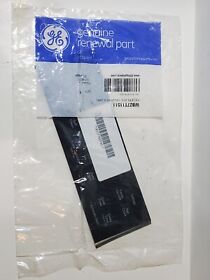 Wb27t11511 Genuine Ge Range Oven Black Faceplate Overlay Plate Part #wb27t11511 New Oem