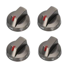 Dg64-00975a Gesleben 798623287501 Upgraded 4-pack Electric Range Knobs Replacements Cooktop Knob F