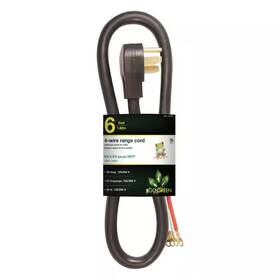 Gogreen Power 711181588156 6 Ft. 6/2 And 8/2 4-wire Range Cord