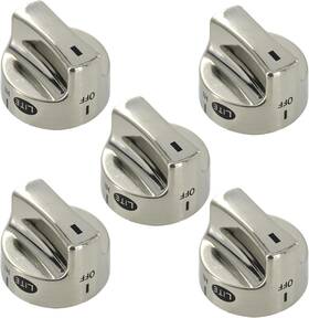 Ps979119 Gyoffull 313035757758 5-pack Stove Knob For Frigidaire - Replaces 1062940 Ah979119 Ea979119