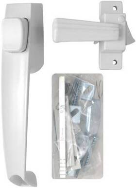 V333wh Hampton Products-wright 6 Pack White Push Button Latch
