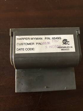 6549g Harper Wyman Gas Stove Igniter P/n For Parts Not Working- As Is