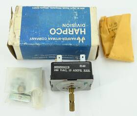 6629s0001b Harper Wyman Harpco Burner Control Switch Range Stove Vintage Part