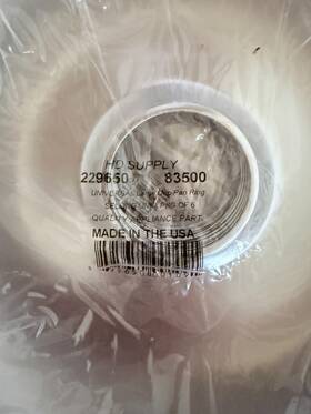 229650 Hd Supply New Universal Large Drip Pan Ring Pack Of 6