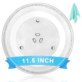 Mgp11.5 Hiflora 11.5 Inch Universal Microwave Plate Replacement Glass Turntable 11.5inch Clear