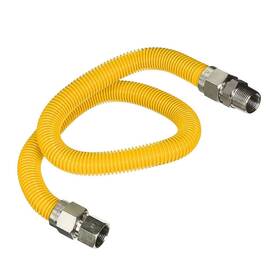 Guhdzd3436q Highcraft 36 Inch Flexible Yellow Epoxy Coated Gas Line Stainless Steel