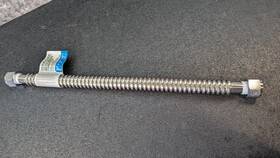 Home-flex 813196024954 18 Inch Stainless Steel Water Heater Connector 3/4 Fip X