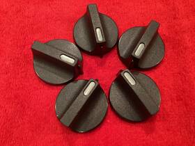 Kip5697 Hotpoint 5 Vtg Electric Range Stove Oven Control Selector Knobs Black