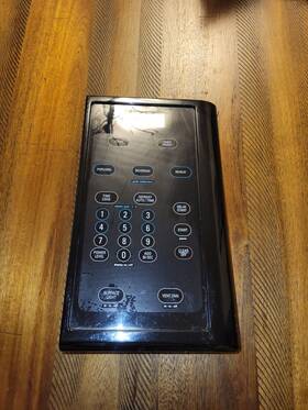 Wb27x10655 Hotpoint Wb07x10557 Microwave Control Panel Black