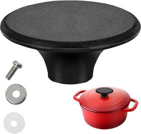 Ilovyo Mubashou 001 Dutch Oven Knob Compatible With Le Creuset Pan Pots Lid Handle Black Ilovyo Mubashou 001 Dutch Oven Knob Compatible With Le Creuset Pan Pots Lid Handle Black