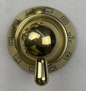G3030008 Ilve Sp-i/g3610008 9 Function Knob Chrome Gold Sp-i/g3030008