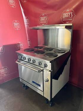 Ir-6-e Imperial 6 Burner Electric Stove Oven