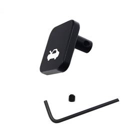 Imufer 614134628575 Hood Latch Release Handle Cable Repair Kit Billet Aluminum Replacement For Ci