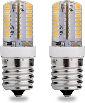 Yu17642ww Jauhofogei E17 Led Bulb 120v Ac Warm White 3000k 3 Watt 25w Microwave Oven Yellow
