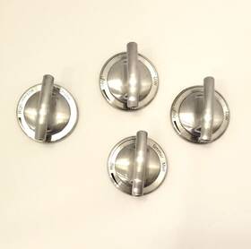 7042 Jenn-air Set Of 4 / Whirlpool Knobs For Cooktop Or Range Stainless Kip