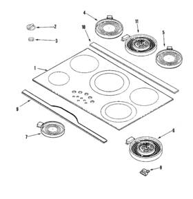74008089 Jenn-air Oem Cooktop Glass Top Same Day Shipping And Warranty