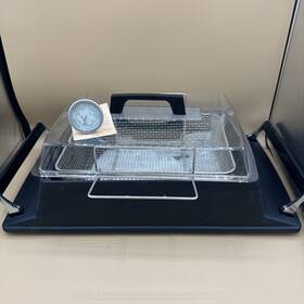 D8497 Jenn-air Vintage French Deep Fryer Accessory Aluminum Base Pan Basket And Lid A330
