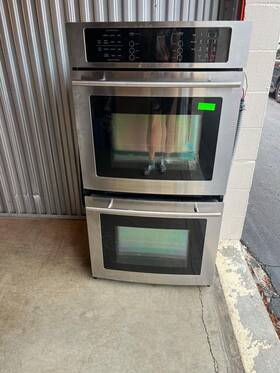 Jjw9827dds Jenn-air Jennair 27 Inch Floating Glass Double Electric Wall Oven Convection Self