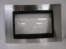 W10185621 Jenn-air Range Outer Door Glass Black/stainless 30 3/8 Inch X20 Asmn