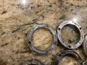 W10213943 Jenn Air Oven/range/cooktop Knobs With Seat Grommet Stainless Steel Complete Set