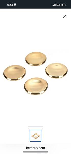 W11323014 Jenn-air Jennair - Set Of 4 Large Burner Caps For Range Yellow Model