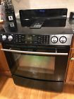 Jes9750bab Electric Downdraft Range Black With Glasstop