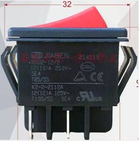 Knd2-12-2 Jiaben Knd2-12/2 Rocker 4-pin 2position Boat On-off Switch From Us Hx