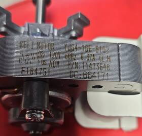 Keli Motor 11743648 Yj64-16e-81425 120v 60hz 0.37a Gray Fan Cooking Appliance