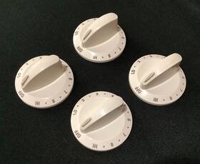 316442417 Kenmore Set Of 4 Bisque Burner Control Knobs Part # Stove Range