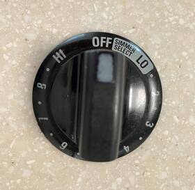 318285100 Kenmore Cook Top Simmer Select Knob
