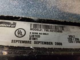 316443839 Kenmore 318366207 Genuine Double Oven 27 Inch Touch Panel Assy #