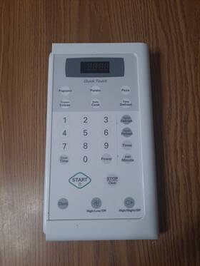 4781w1m405n Kenmore 4781w1a296g Microwave Control Panel Part # 6871w1s354a