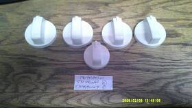 5304490124 Kenmore 5304490160 Range Knob Set 5 Knobs Bisque Or White