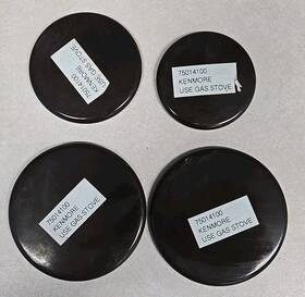 66575014100 Kenmore Lot Of 4 Oven Burner Caps 66575014100 Kenmore Lot Of 4 Oven Burner Caps