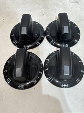 790.94321300 Kenmore 4 Black Knobs Off Model # Used S6