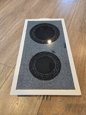 8114p51260 Kenmore Ceran Blue/black Electric Cooktop Cartridge For Kenmore/ge
