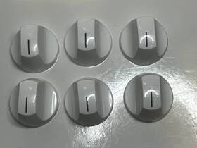 91195292992 Kenmore Range Oven Knob Set Of 6 White Knobs 3162408 Kip6t58 Pbt