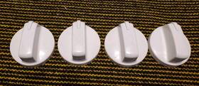 A002134-kip5j46 Kenmore Set Of 4 Burner Control Knobs Biscuit Color Pre-owned