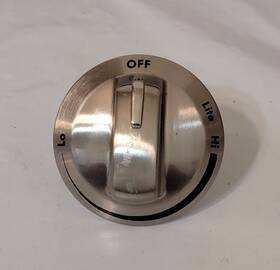 A015569 Kenmore Stainless Cooktop Gas Burner Control Knob Assembly