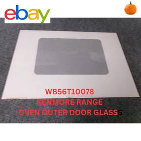 Wb56t10078 Kenmore Range Oven Outer Door Glass 29 1/2 Inch X 20 5/8