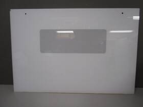 Wb57k5216 Kenmore Range Outer Door Glass White 29 9/16 X 20 Inch Asmn