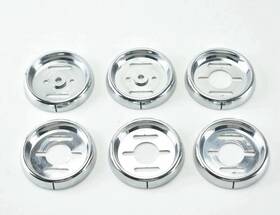 4455192 Kitchenaid Set Of 6 Oem Whirlpool Oven Range Knob Bezel Free Same Day Shipping