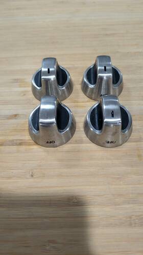 Kgsk901sss00 Kitchenaid Set Of Genuine Gas Stove Burner Knobs # Kitchen Aid