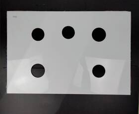 Oem12034010 Kitchenaid Ps403236 Gas Range White Ceran Glass Cooktop 9753606cw /